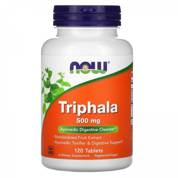 Now Foods Triphala 500 мг 120 таблеток