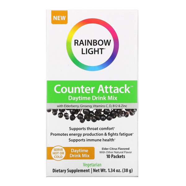 Rainbow Light Бузина Counter Attack Daytime Drink ...