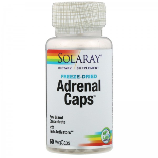 Solaray Adrenal Caps 60 вегетарианских капсул...