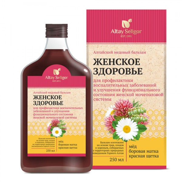 Altay Seligor Алтайский медовый бальзам `Женское здоровье` 250 мл