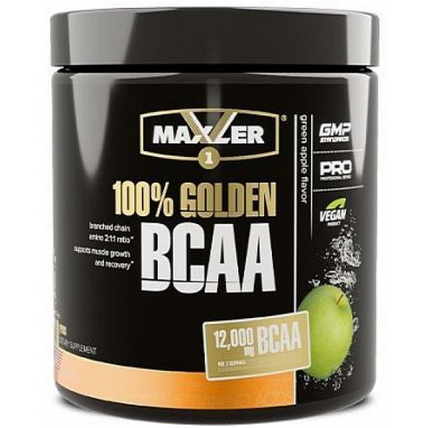 Maxler 100% Golden BCAA 210 г Зеленое яблоко...
