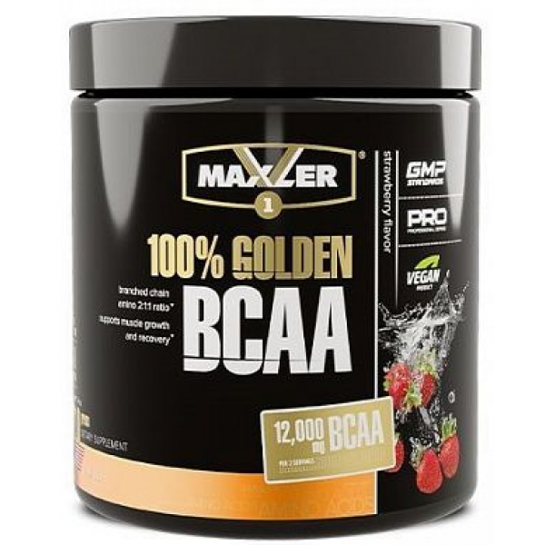 Maxler 100% Golden BCAA 210 г Клубника