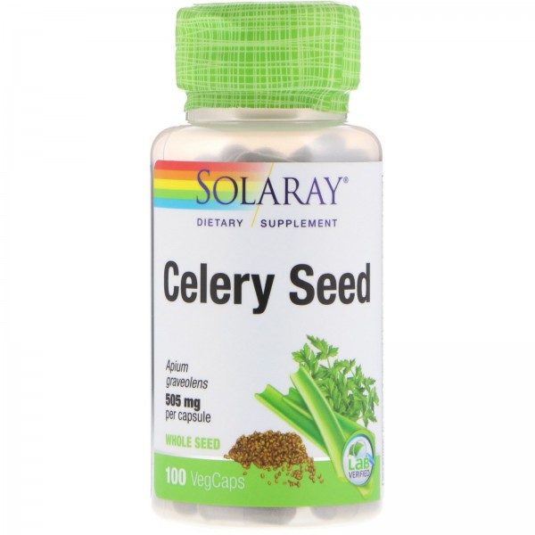 Solaray Семена сельдерея 505 мг 100 растительных к...