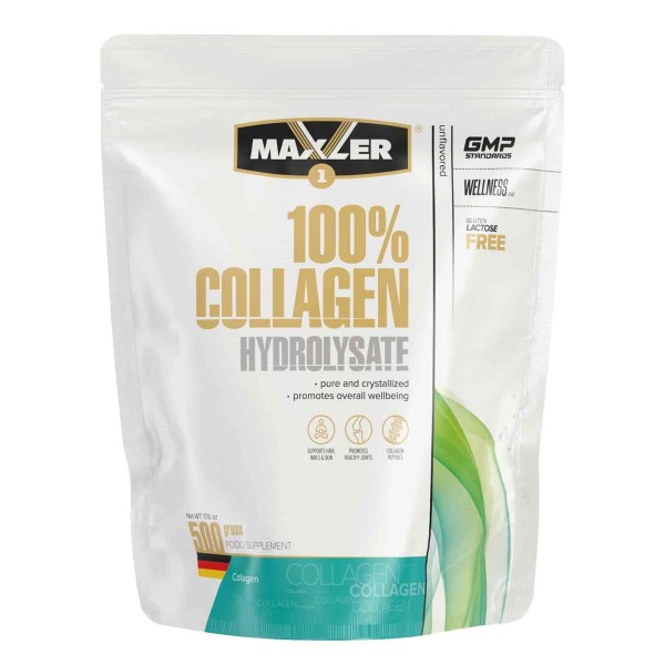 Maxler 100% Коллаген гидролизат 500 г без вкуса...