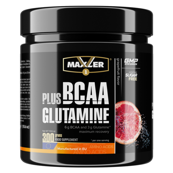 Maxler BCAA + Глютамин 300 г Грейпфрут