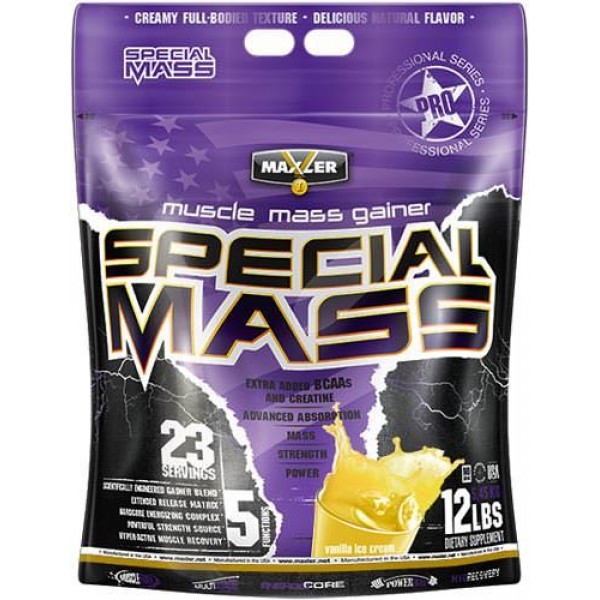 Maxler Гейнер Special Mass Gainer 5430 г Ванильное...