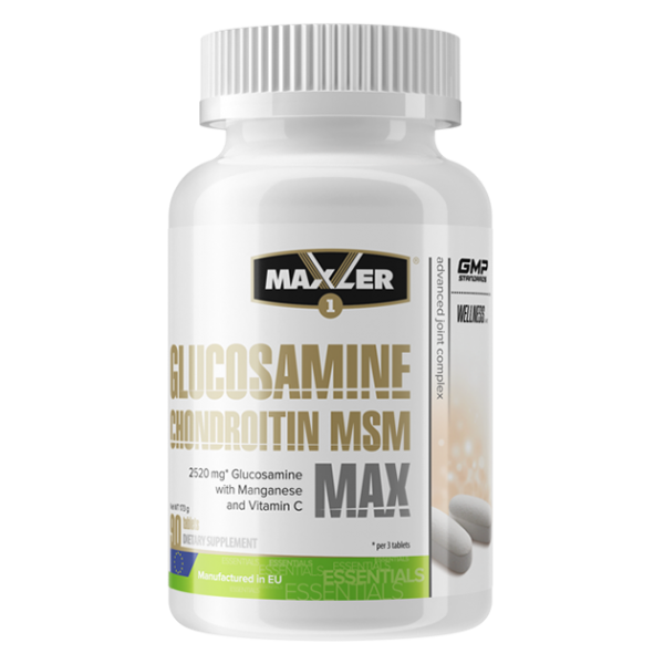 Maxler Глюкозамин-Хондроитин-МСМ Макс 90 таблеток