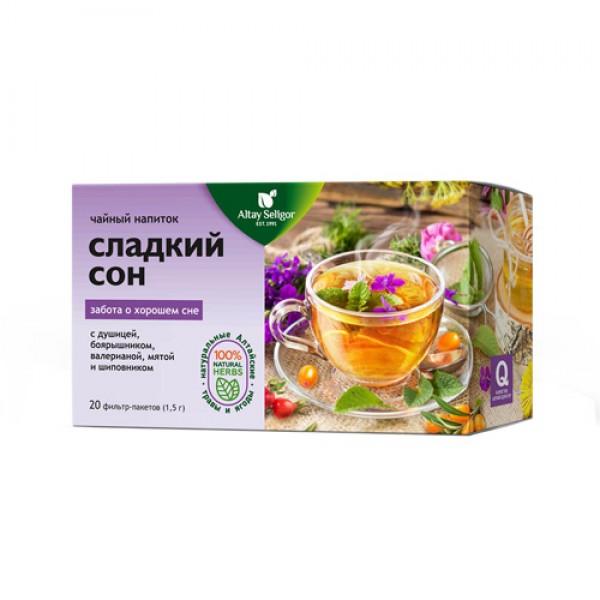 Altay Seligor Напиток чайный `Сладкий сон` 20 пакетиков