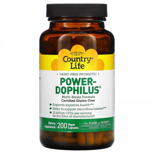 Country Life Power-Dophilus безмолочный пробиотик ...