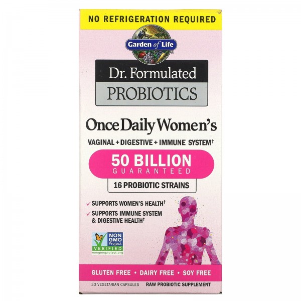 Garden of Life Dr. Formulated Probiotics пробиотики для женщин 30 вегетарианских капсул