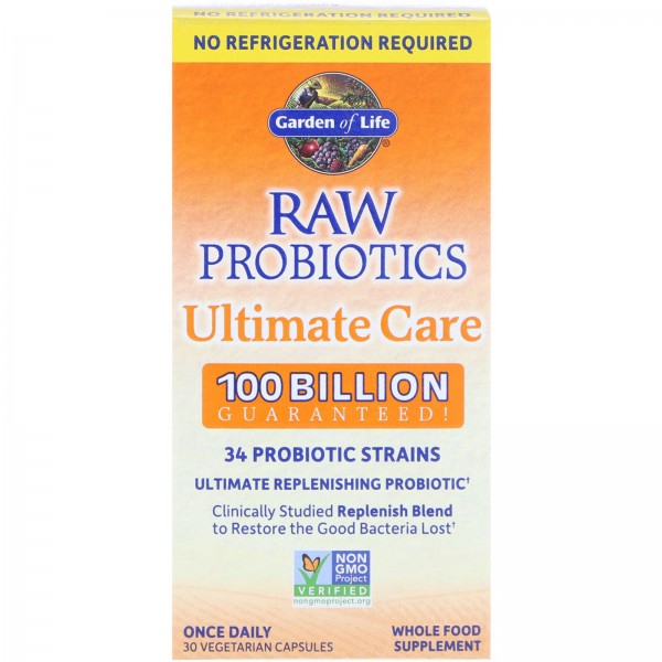 Garden of Life RAW Probiotics Ultimate Care 30 вег...
