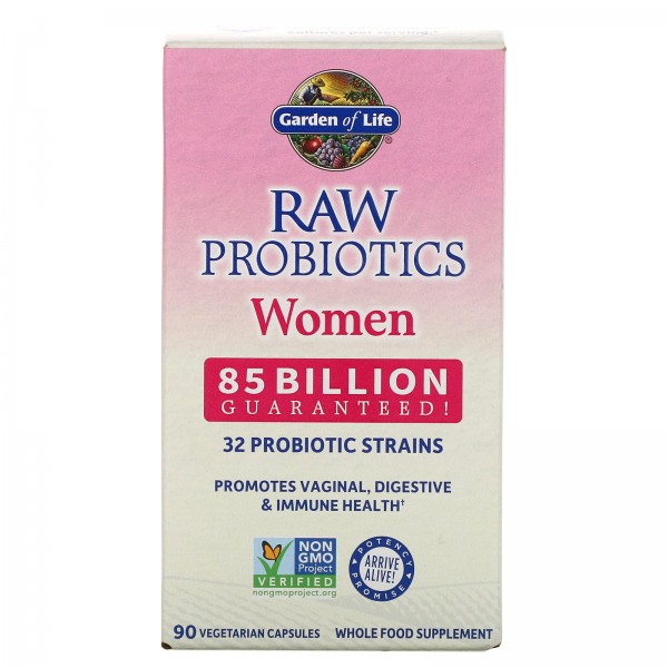 Garden of Life RAW Probiotics для женщин 85 млрд 8...