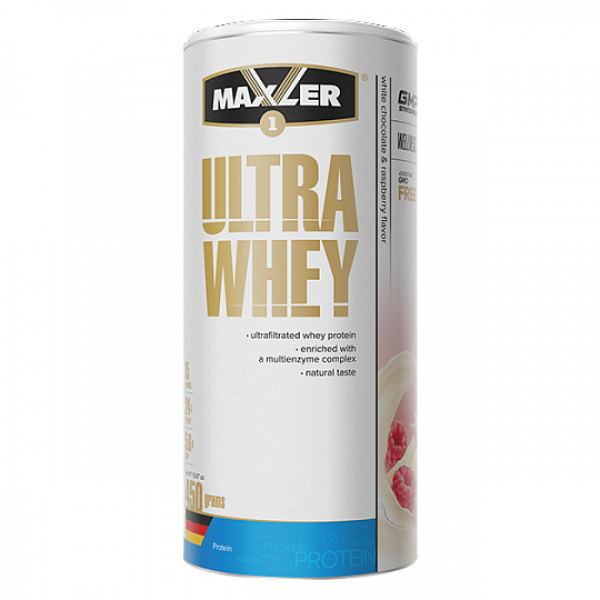 Maxler Протеин Ультра Вэй 450 г Малина-Белый шокол...