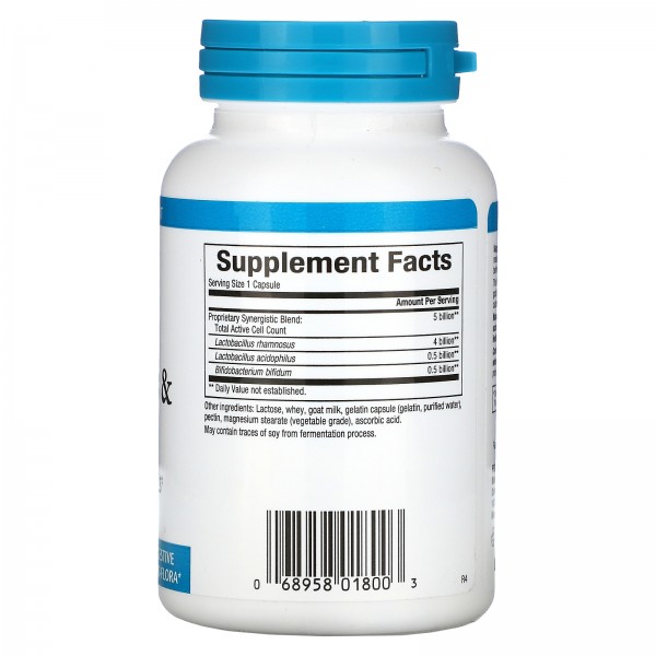 Natural Factors Acidophilus & Bifidus 5 Billion 90 Capsules