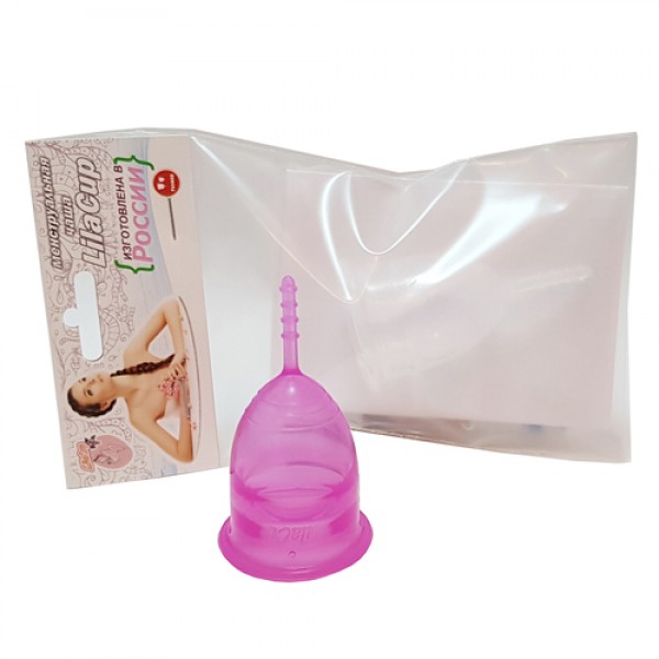 LilaCup Чаша менструальная 'Практик', пурпурная S 20 мл