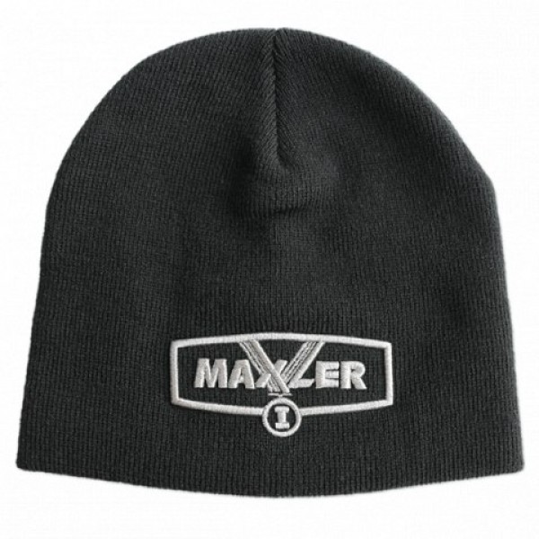 Maxler Черная шапка с серебряным логотипом...