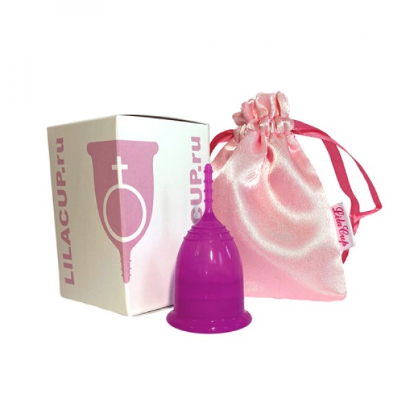 LilaCup Чаша менструальная 'Атлас Премиум', фиолетовая S 20 мл