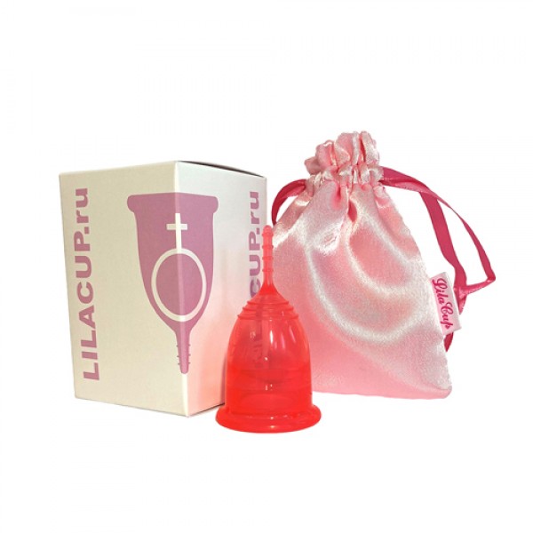 LilaCup Чаша менструальная 'Атлас Премиум', красная S 20 мл