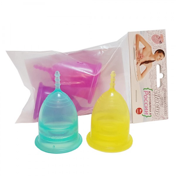 LilaCup Набор менструальных чаш, размеры L и L 2 ш...