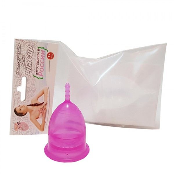 LilaCup Чаша менструальная 'Практик', пурпурная M 22 мл
