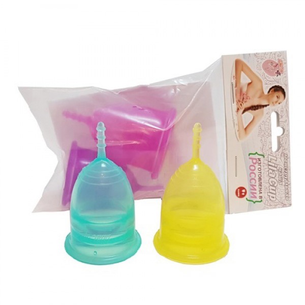 LilaCup Набор менструальных чаш, размеры S и S 2 ш...