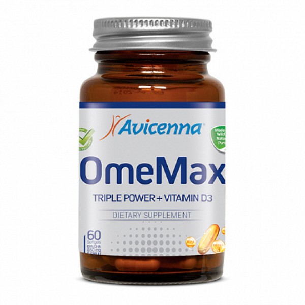 Avicenna ОмеМакс с витамином D3 60 софтгель...