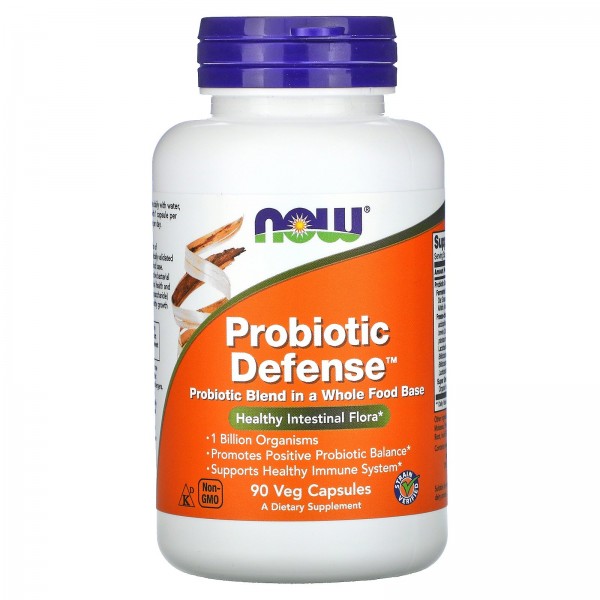 Now Foods Probiotic Defense 90растительных капсул