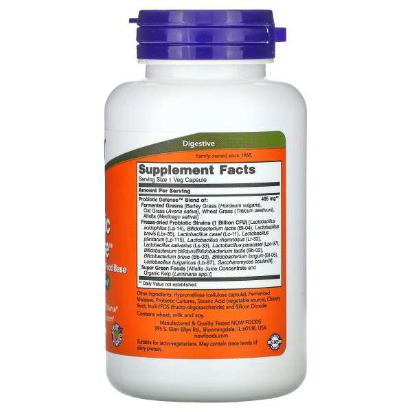 Now Foods Probiotic Defense 90растительных капсул