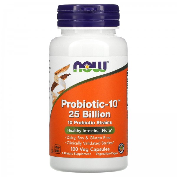 Now Foods Пробиотик Probiotic-10 25 млрд КОЕ 100 в...