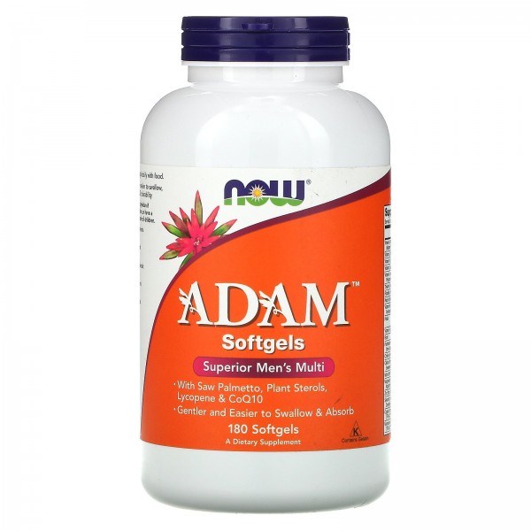 Now Foods Мужские витамины ADAM 180 мягких таблеток