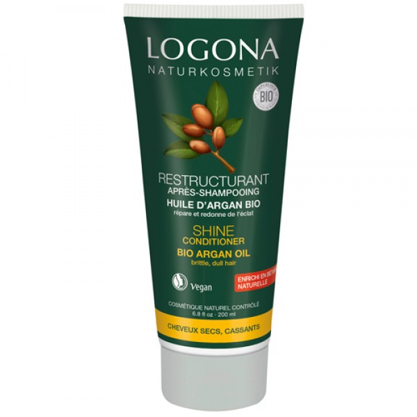 Logona Кондиционер для блеска волос с био-аргановым маслом 200 мл