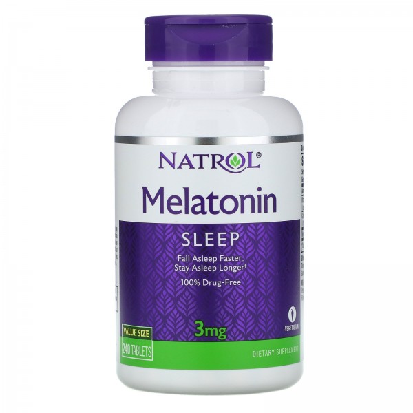 Natrol Мелатонин 3 мг 240 таблеток...