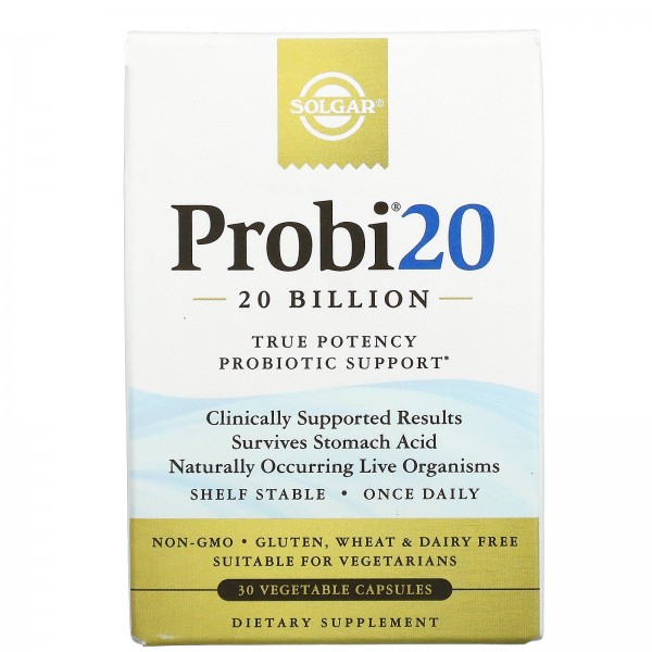 Solgar Пробиотик Probi20 20 млрд КОЕ 30 вегетариан...