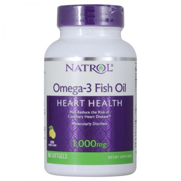 Natrol Омега-3 1000 мг 60 софтгель