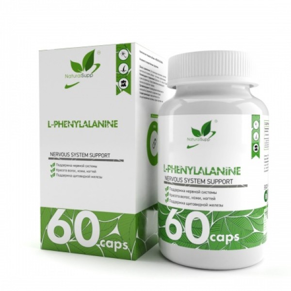 NaturalSupp Фенилаланин 500 мг 60 капсул...