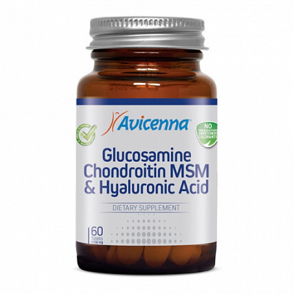 Avicenna Глюкозамин Хондроитин MSM 60 таблеток