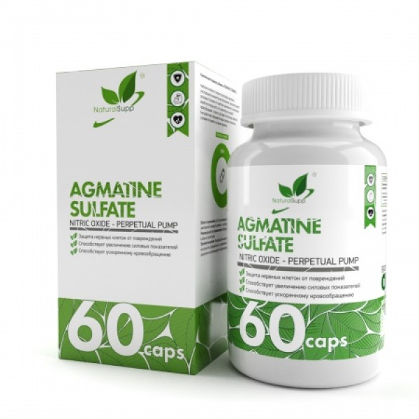 NaturalSupp Агматин Сульфат 600 мг 60 капсул...