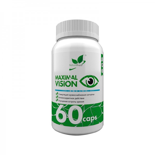 NaturalSupp Комплекс для глаз Maximal vision 60 ка...