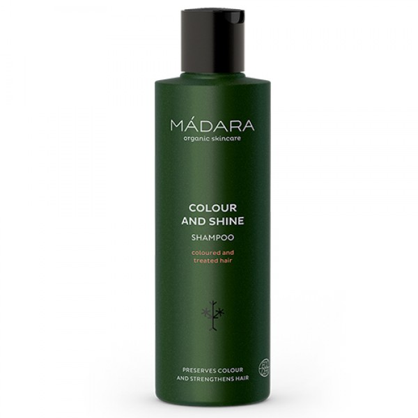 Madara Шампунь `Colour and Shine`, для окрашенных волос, органик, без парабенов, отдушек и сульфатов 250 мл