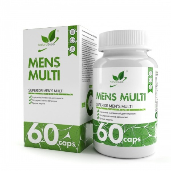 NaturalSupp Мужские витамины Витамен 60 капсул...