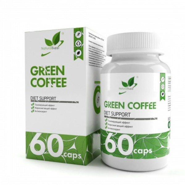 NaturalSupp Экстракт зеленого кофе 400 мг 60 капсу...