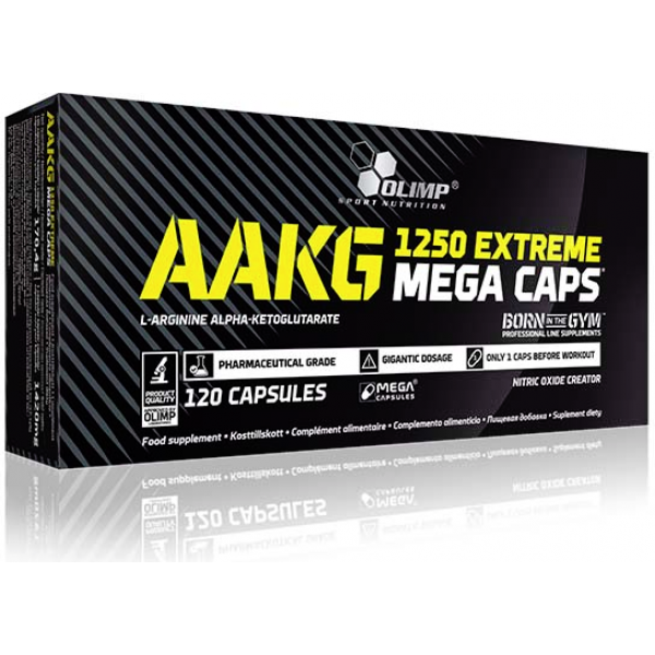 OLIMP Аргинин Альфа-кетоглютарат AAKG 1250 Mega 120 капсул