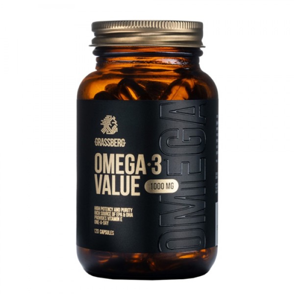Grassberg Omega 3 `Value` 120 капсул