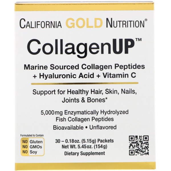 California Gold Nutrition CollagenUP морской гидро...