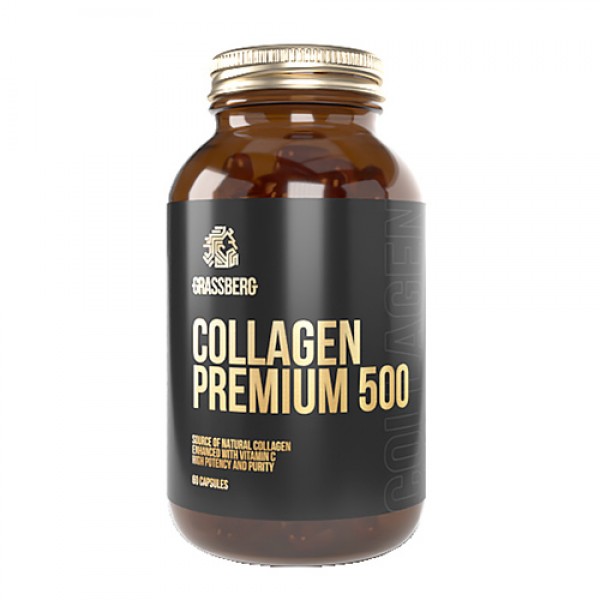 Grassberg Collagen Premium 500 mg + Vit C 40 mg 60...