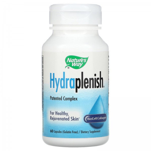 Nature's Way Hydraplenish коллаген 2 типа с гиалуроновой кислотой и хондроитином 60 капсул