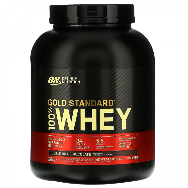 Optimum Nutrition Протеин 100 % Whey Gold standard 2270 г Двойной насыщенный шоколад