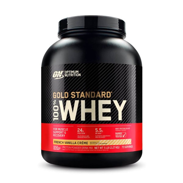 Optimum Nutrition Протеин 100 % Whey Gold standard 2270 г Французский ванильный крем