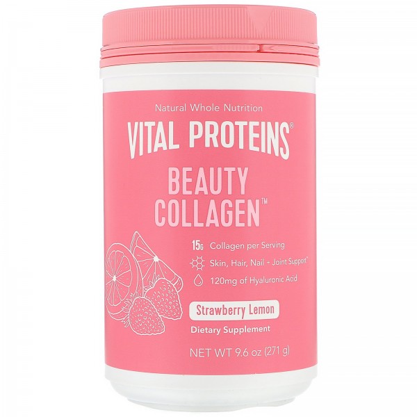 Vital Proteins Beauty Collagen клубника и лимон 271г (96унции)