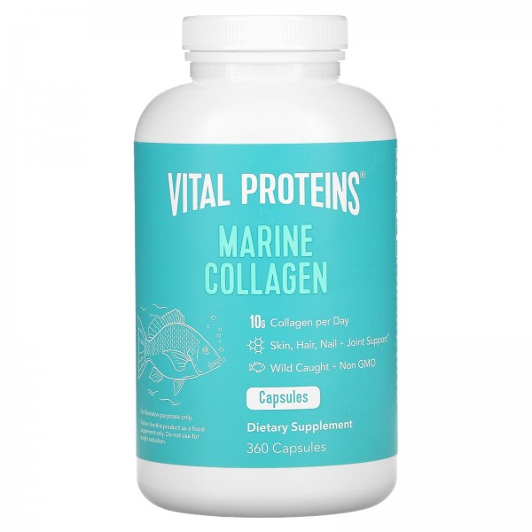Vital Proteins Морской коллаген 360 капсул...